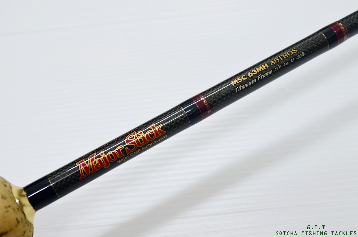 2.Major Stick MSC63 MH “ASTROS”

6.3 ft line 12-20lb lure 1/4-1 oz
สวยใส ตำหนิมีที่แบลงค์สีเคลือบ