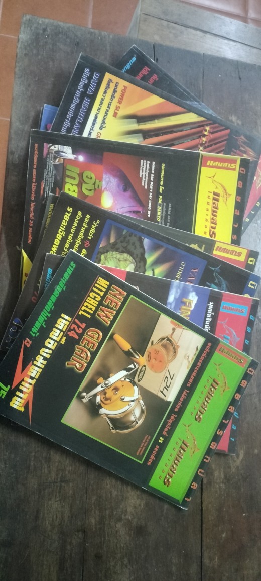 หนังสือเก่า นิตยาสารตกปลา  แสมสาร ไม่มีลาก่อน