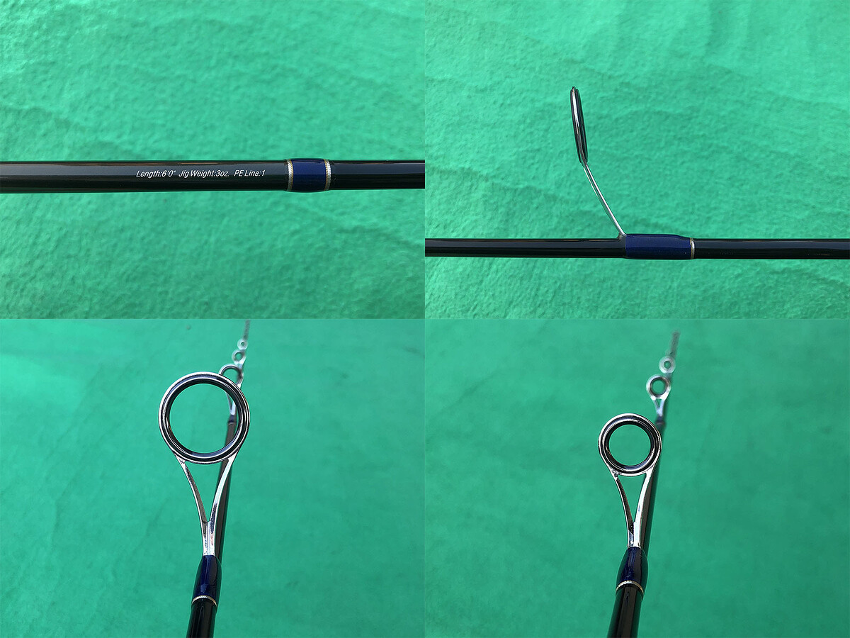 Golden Mean SABEL DANCE 60SUL-II คัน 1 ท่อนยาว 6 ฟุต Jig Wt: 3oz (85g) , Line Wt: PE1 คันสวยด้ามคันม
