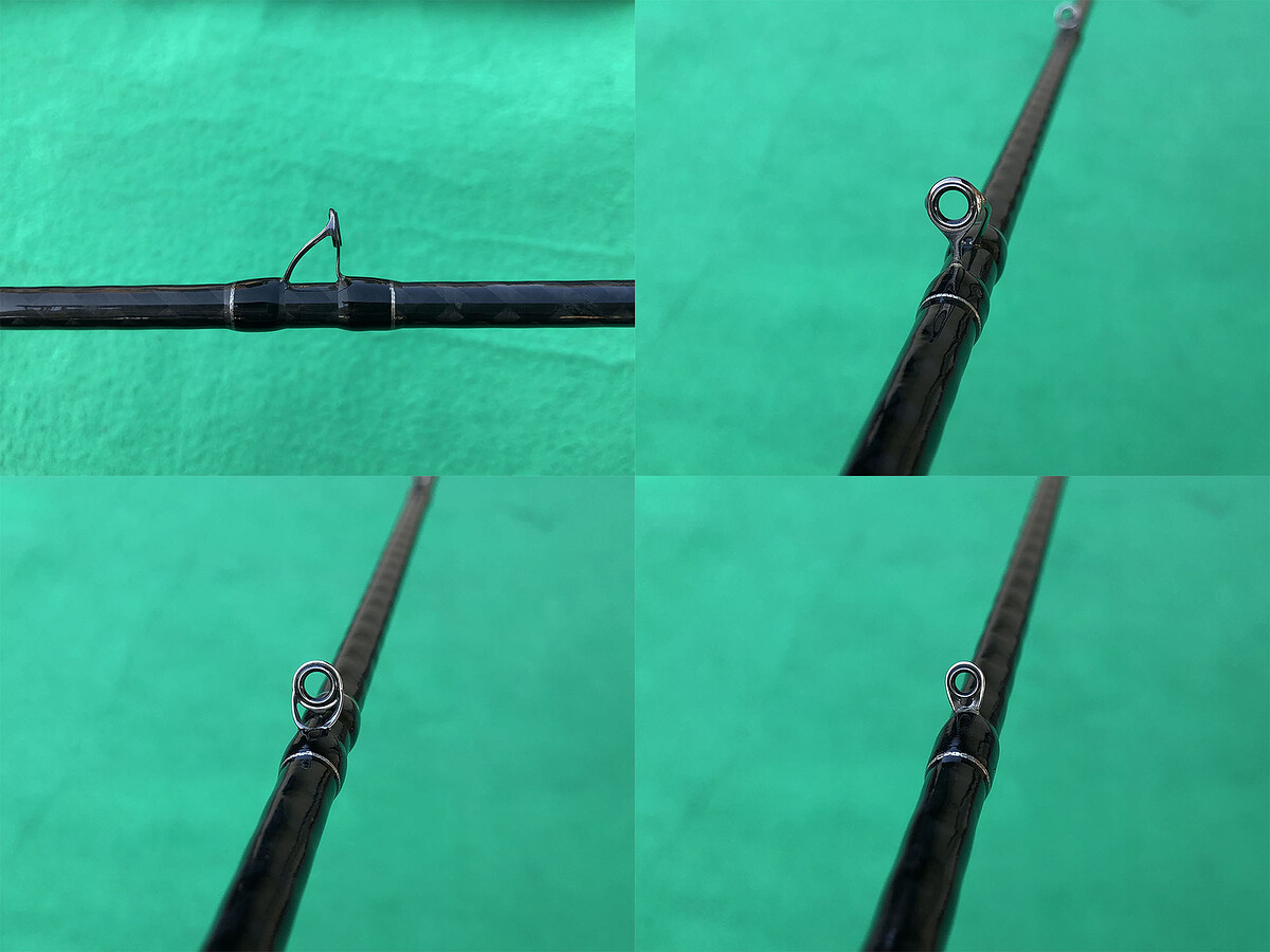 Palms Molla MSGC-65MLF คัน 1 ท่อนยาว 6'5" เวท 8-14lb คันสวยริ้วรอยน้อยมาก น้ำยาเคลือบไกด์ตัวที่ 4 มี