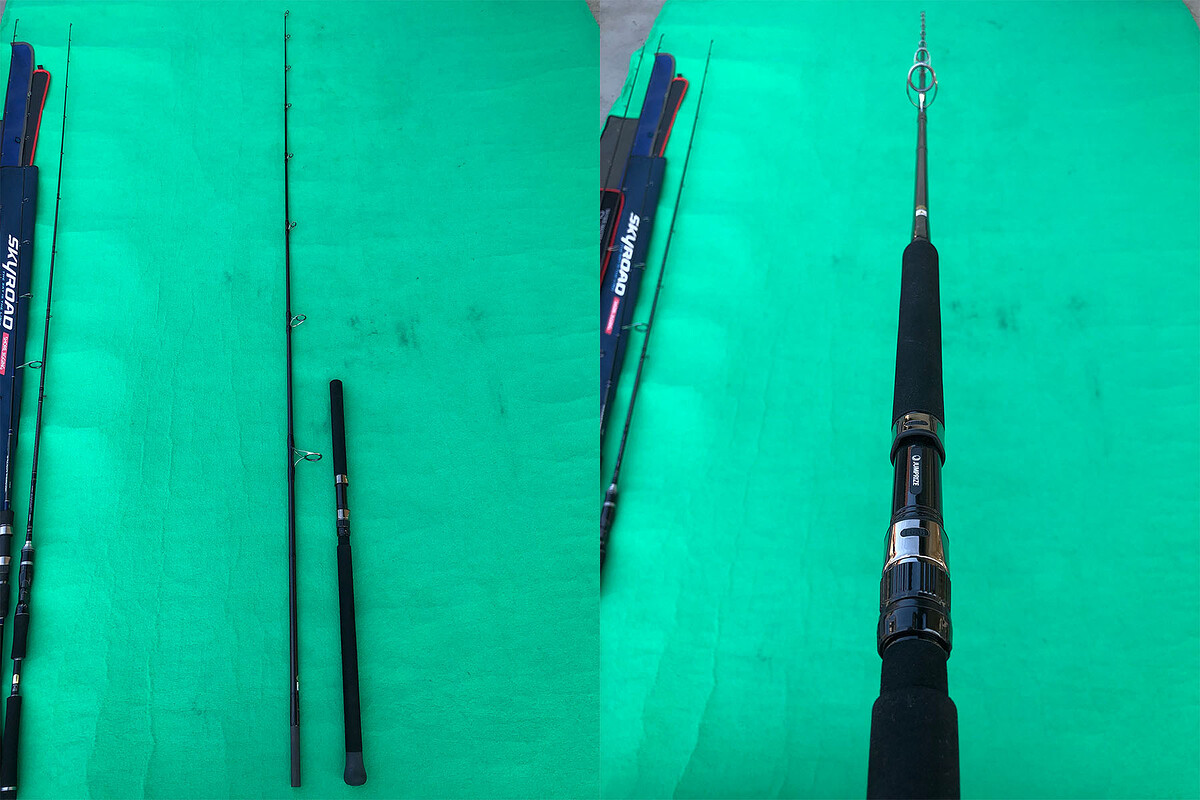1. JUMPRIZE Back Upper 98 IV คัน 2 ท่อนต่อโคนยาว 9'8" Lure Wt: 30-100g , Line Wt: PE3-5 คันแบรนด์ดัง