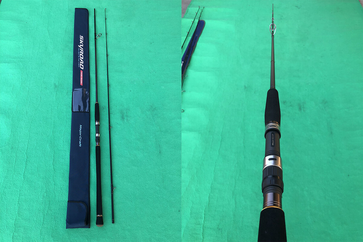 8. Major Craft SKYROAD SKR-962LSJ คัน 2 ท่อนยาว 9'6" Lure Wt: 40g (±10g) , Line: PE1.0-2.5 คันสวยริ้