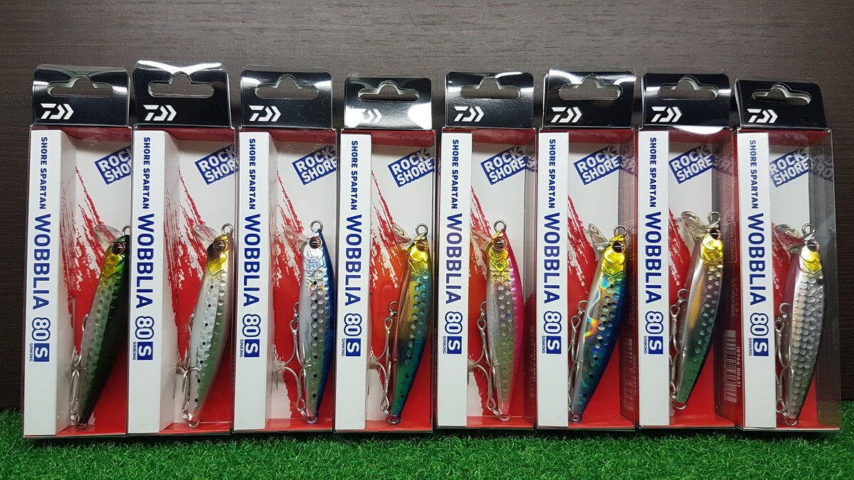 A3. Daiwa Shore Spartan WOBBLIA 80S, 25 g Sinking คัดสีนิยม มือกะพง สาก

# ราคาตัวละ 325 บาท #

