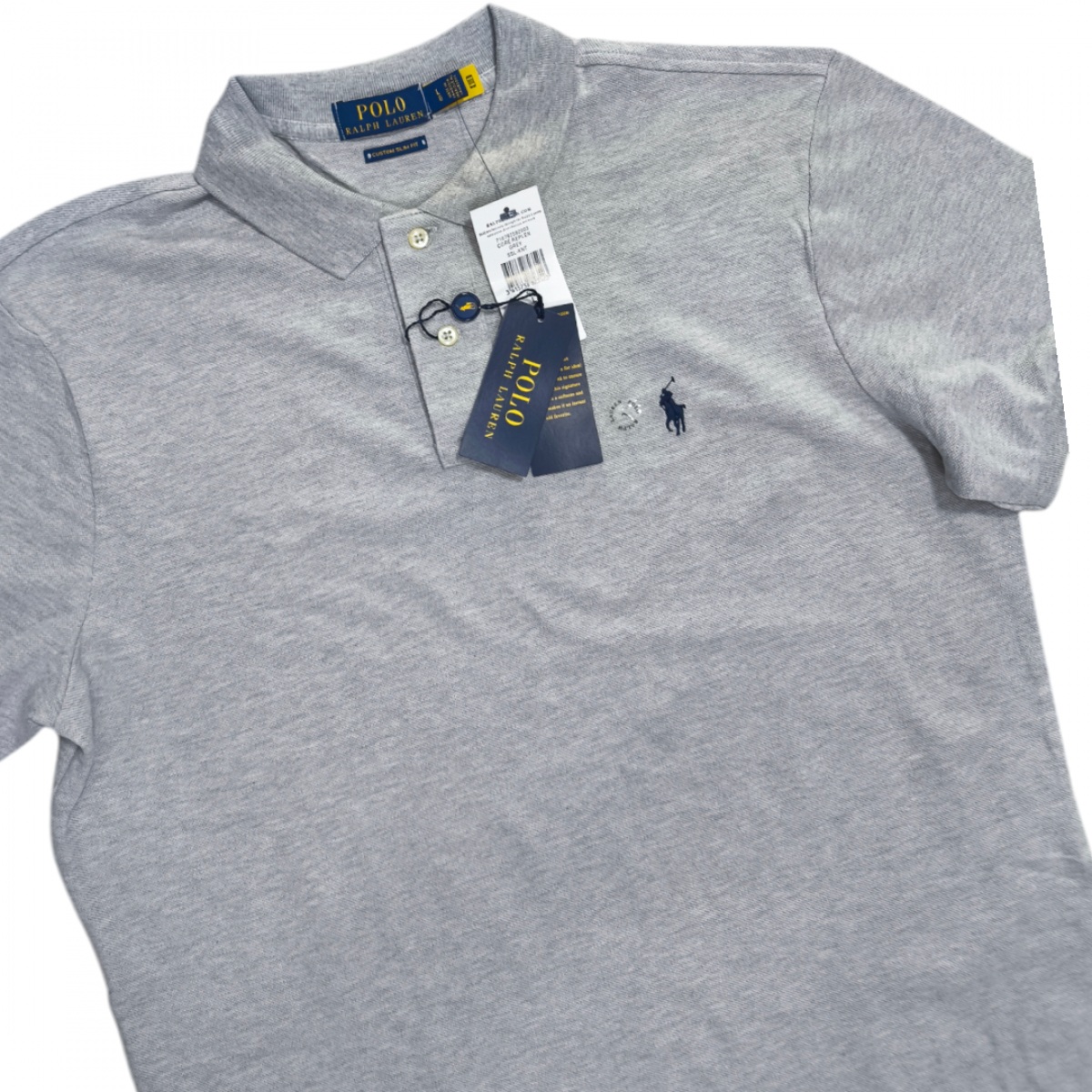 Polo Ralph Lauren เสื้อคอโปโล มี 2 สีขาวและเทา ใหม่แท้แท็กครบ