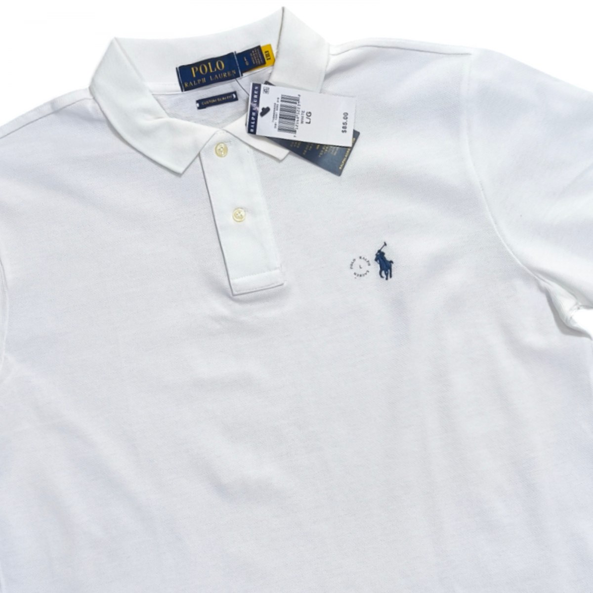 Polo Ralph Lauren เสื้อคอโปโล มี 2 สีขาวและเทา ใหม่แท้แท็กครบ