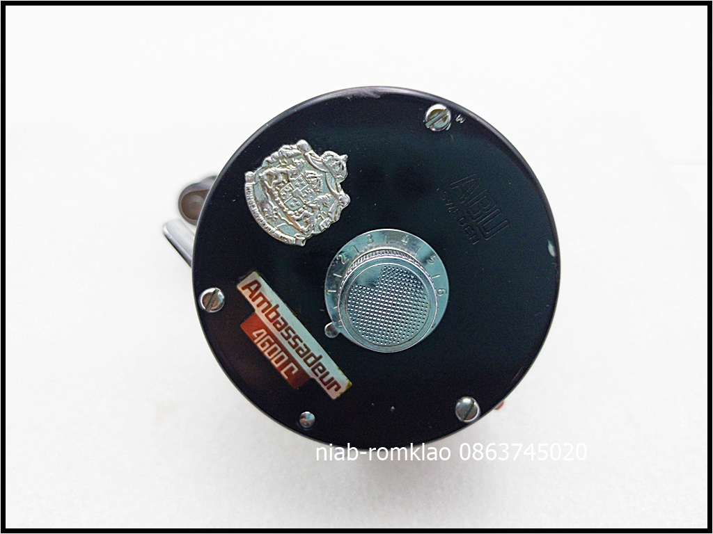 [b][q]Abu 4600C Red Thumbar ปี1978 ระบบเฟืองติ๊ก มีรอยบ้างโดยรวมยังสวย ใช้งานได้ปกติ  หายากมาก สปูนม