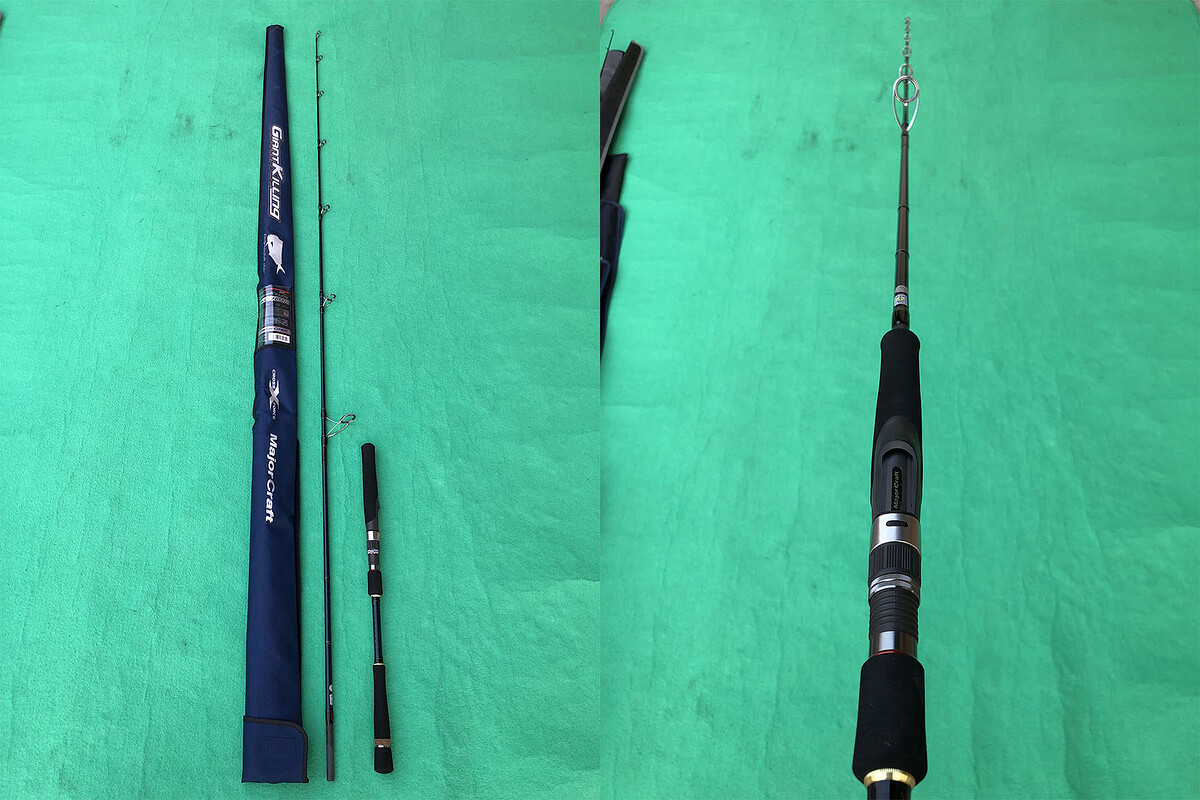 7. Major Craft Giant Killing GKC-76ML คัน 2 ท่อนต่อโคนยาว 7'6" Lure: 15-60g , Line: PE1.5-3.0 คันสวย