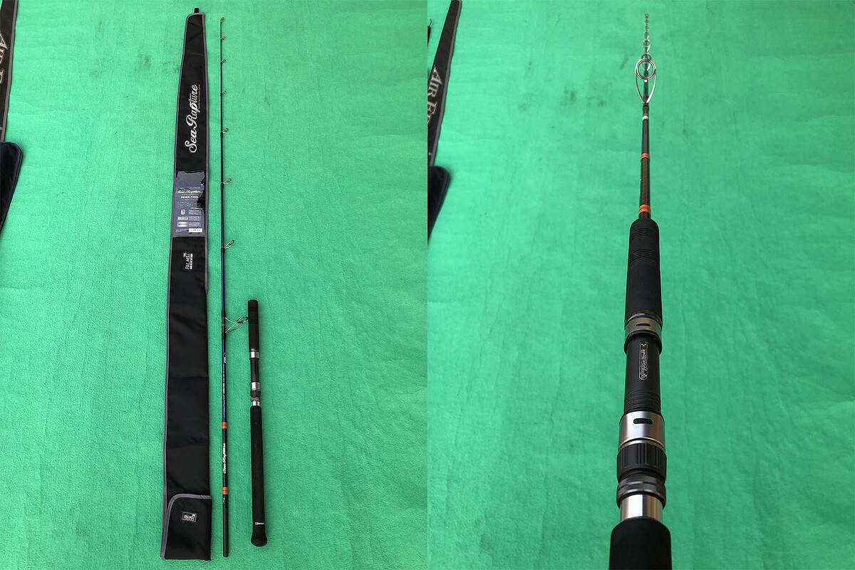 12. Palms Sea Rapture SCGS-73ML คัน 2 ท่อนต่อโคนยาว 7'3" Lures: 15-60g , Line: PE1.5-3 คันสวยริ้วรอย
