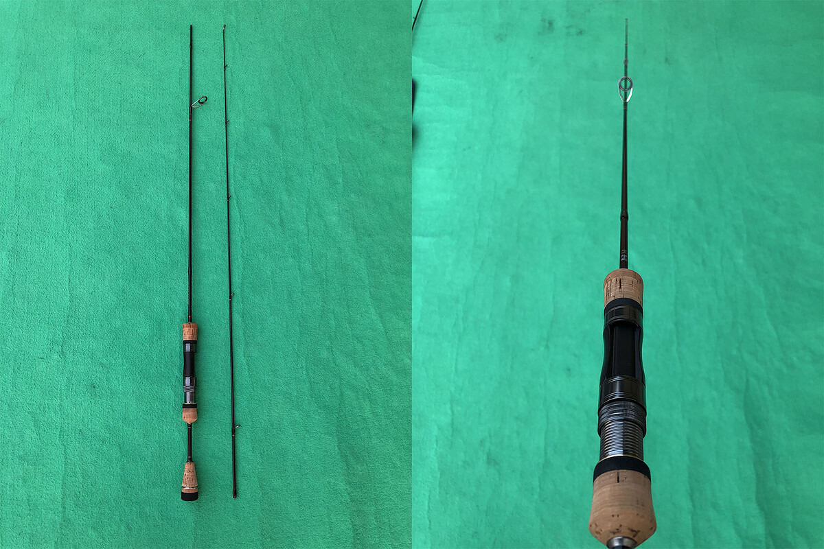 13. Major Craft NEXTINO NTA-602UL คัน 2 ท่อนยาว 6 ฟุต เวท 2-4lb คันสวยริ้วรอยผิวบางๆ เล็กน้อย คันสวย