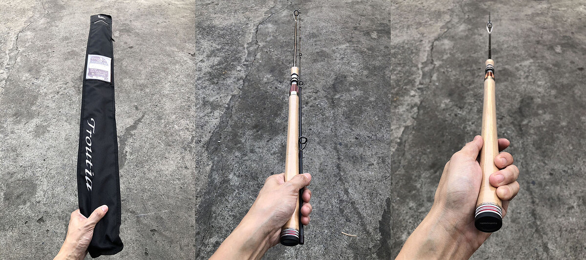 4. Tailwalk Troutia 76ML คัน 2 ท่อนยาว 7'6" Lure Max: 18g , Line Max: 10lb คันสวยใหม่มากๆ ริ้วรอยไม่
