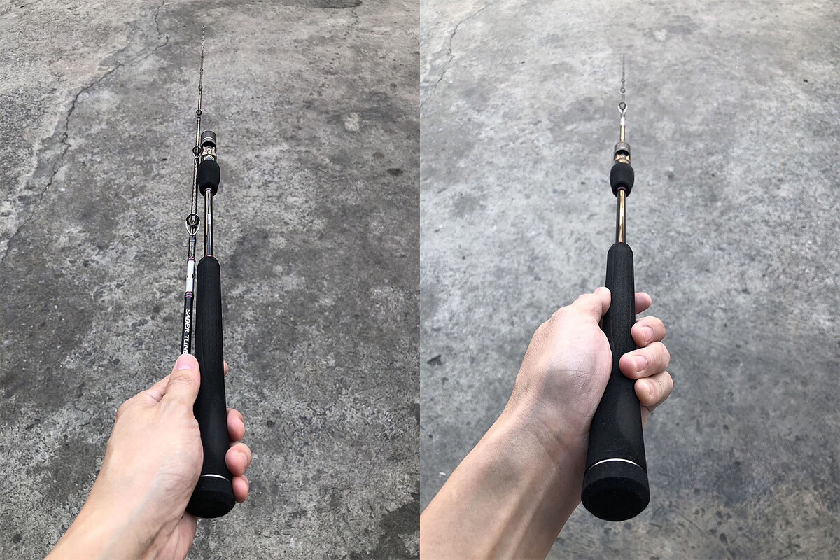 5. Shimano SABER TUNE SS B68ML-S คัน 2 ท่อนต่อโคนยาว 6'8" Jig Wt: 40-160g , Line Max: PE1.5 คันสวยริ