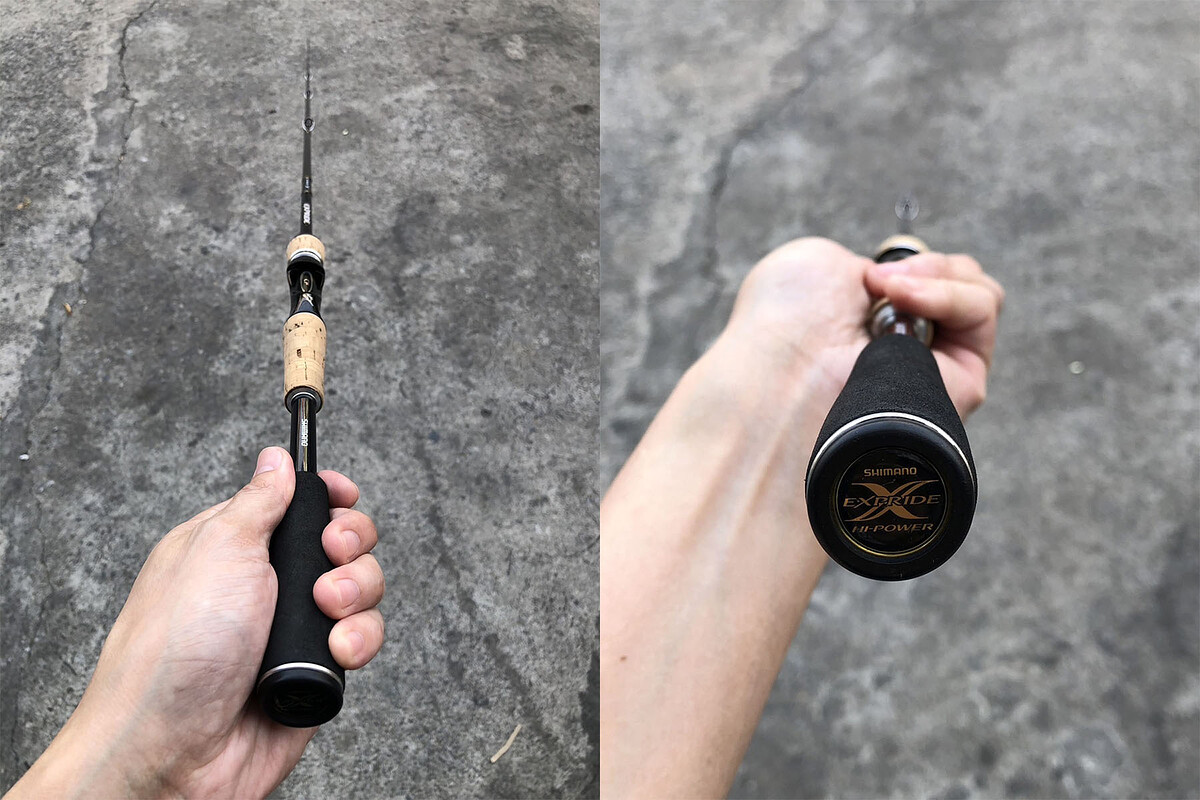 12. Shimano EXPRIDE 166M คัน 1 ท่อนยาว 6'6" เวท 10-20lb คันสวยริ้วรอยผิวบางๆ เล็กน้อย คันสวย A+ ครับ