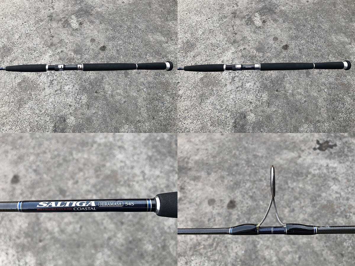 Daiwa Saltiga HIRAMASA 54S คัน 1 ท่อนยาว 5'4" Jig Wt: 150-210g , Line Max: PE4 คันสวยมีริ้วรอยบ้างจา