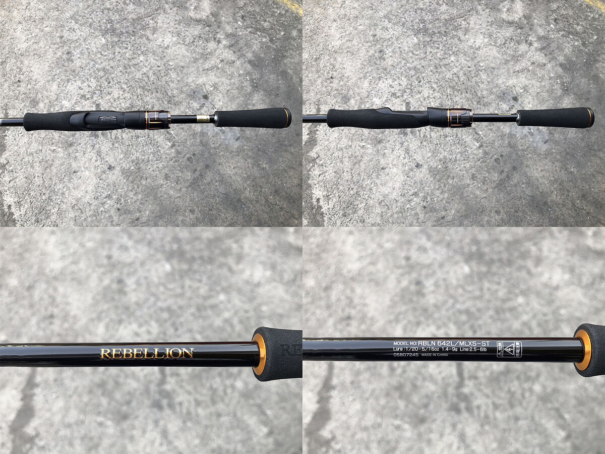 Daiwa REBELLION 642L/MLXS-ST คัน 2 ท่อนยาว 6'4" เวท 2.5-6lb คันสวยริ้วรอยน้อยมากๆ คันสวย A+++ ครับ (