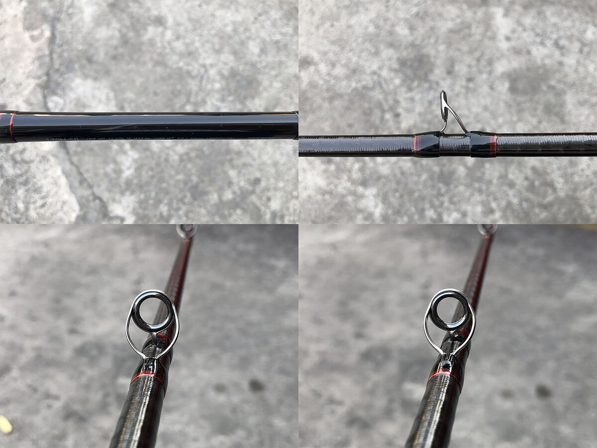 Shimano POISON GLORIOUS 170H-SB คัน 2 ท่อนต่อโคนยาว 7 ฟุต เวท 12-25lb คันสวยริ้วรอยผิวบางๆ เล็กน้อย 