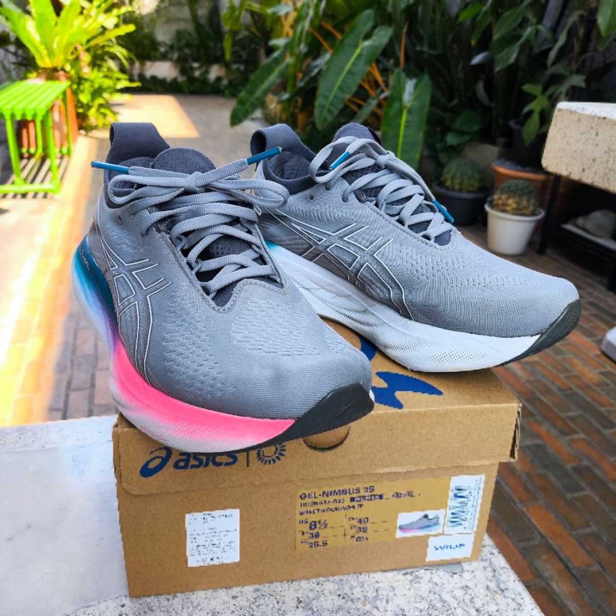 GEL-NIMBUS 25 WIDE Women Running Shoes US8.5 cm25.5