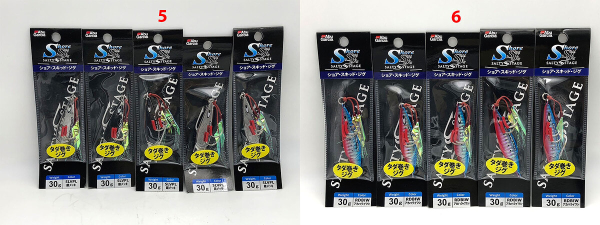##Sale##เหยื่อจิ๊ก ABU 30g ของใหม่ 100% Japan มีสีล่ะ 6 ตัวรายละเอียดตามรูป  

ขายตัวล่ะ 110 บาท
