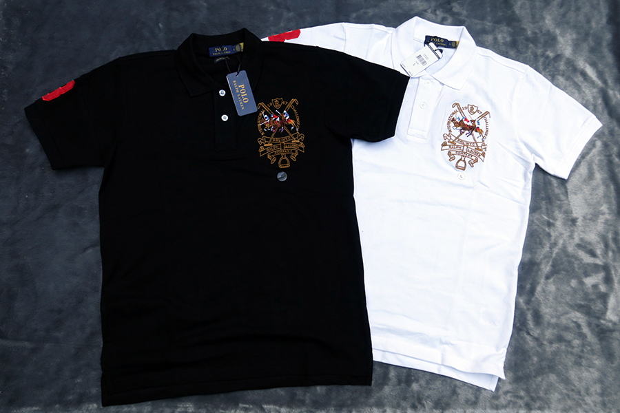 Polo Ralph Lauren custom slim fit /(42/44/46) เสื้อยืดปกโปโล 5 สีใหม่หลุดโรงงาน