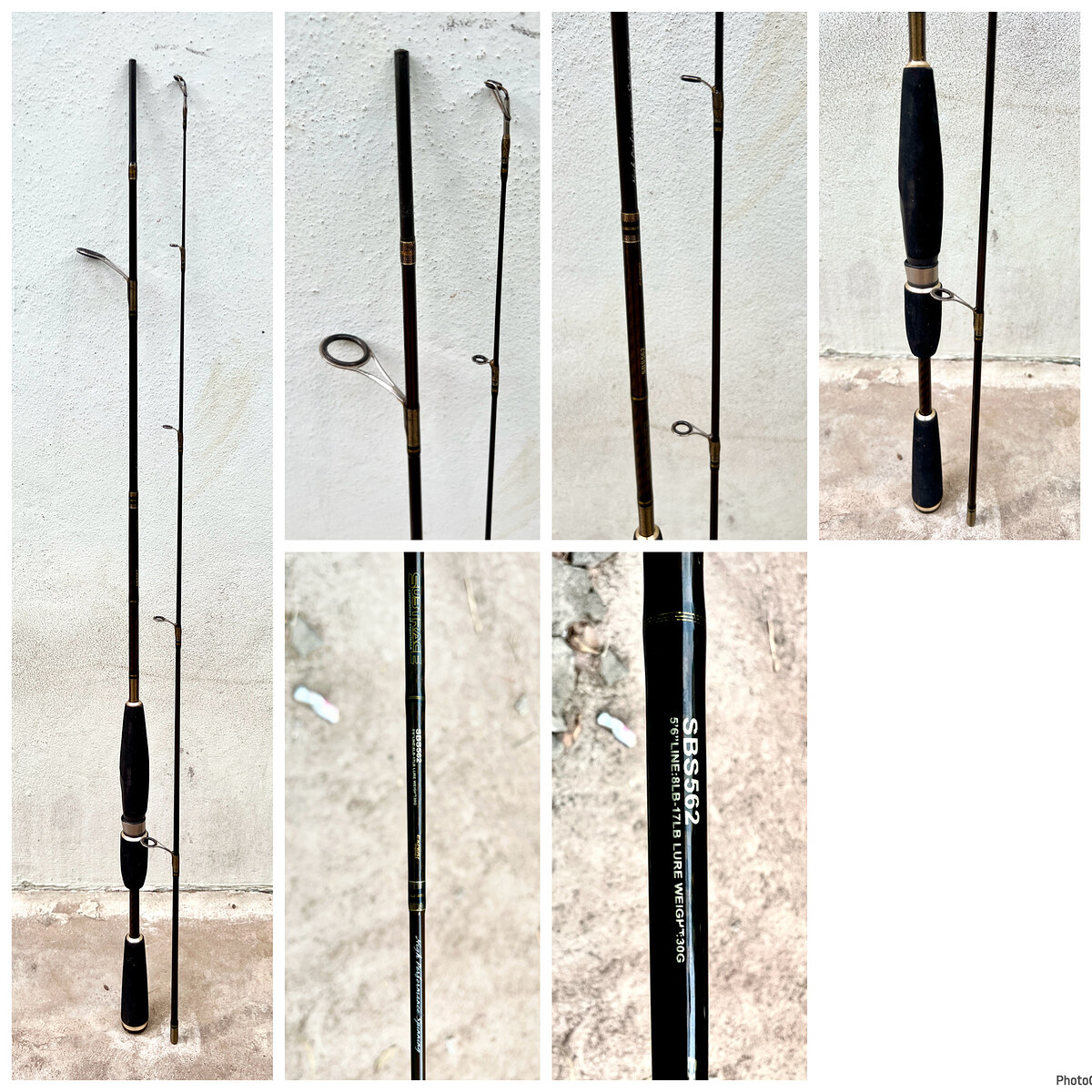  4. คันสปิน EXPERT SUBTRACE  Model: SBS562 คันสองท่อน ยาว 5’6” Line: 8-17 lb น้ำหนักเหยื่อ 30g  คันส