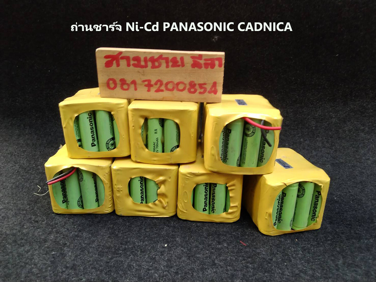 8174) ถ่านชาร์จ Ni-Cd PANASONIC CADNICA