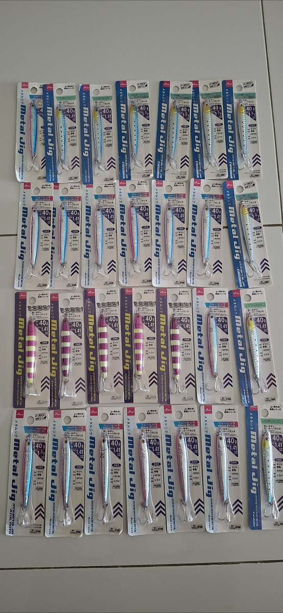 เหยื่อจิ๊กของใหม่จากญี่ปุ่น 3,5,40,60,80กรัมครับ