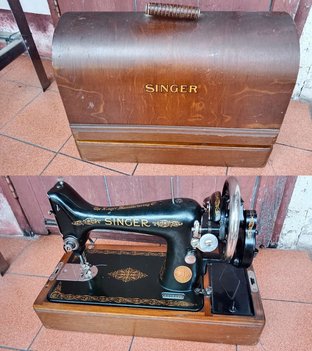 จักรSINGER แบบมือหมุน ผลิตปี1925
