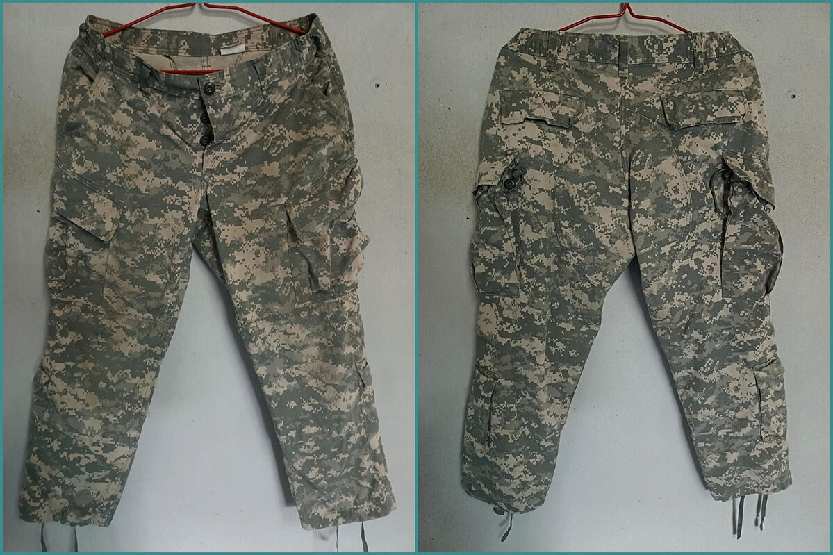 กางเกงทหาร US.ARMY ลายพรางดิจิตอล ACU Size: 31-35 นิ้ว