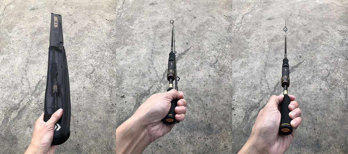 8. Daiwa REBELLION 642MLFB คัน 2 ท่อนยาว 6'4" เวท 4-8lb คันสวยริ้วรอยน้อยมาก พร้อมซองใส่คันตรงรุ่น ค