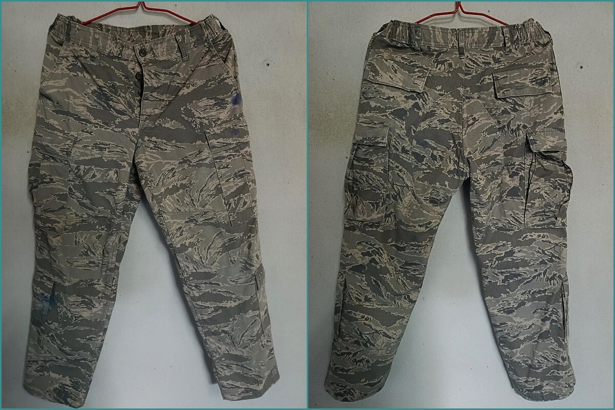 กางเกงทหาร US.ARMY ลายพรางดิจิตอล TIGER   Size: 32-34 นิ้ว