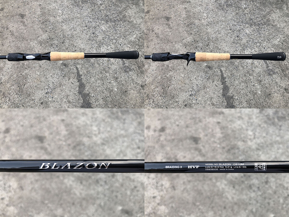Daiwa BLAZON C610M คัน 2 ท่อนต่อโคนยาว 6'10" เวท 8-16lb คันสวยใหม่มากๆ ริ้วรอยน้อยมากๆๆ พร้อมซองใส่ค