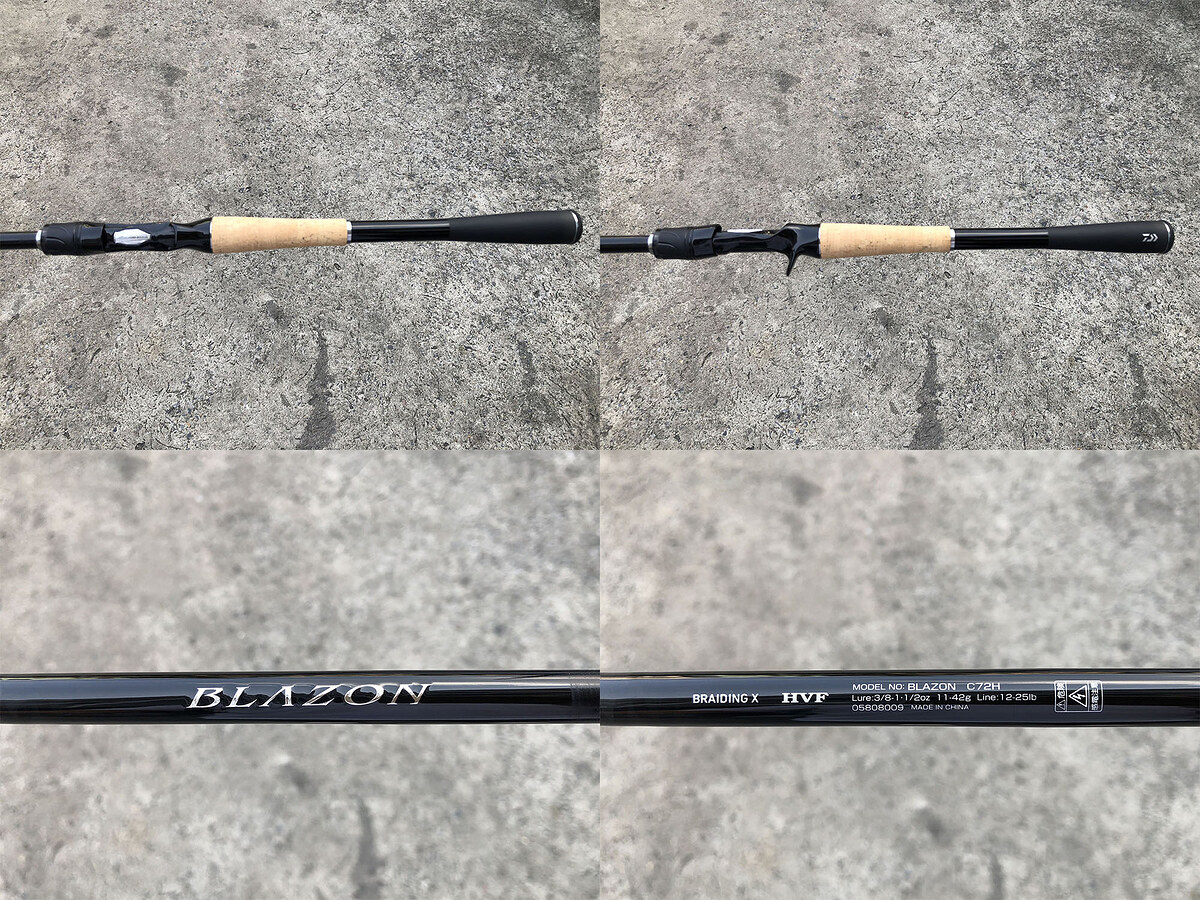 Daiwa BLAZON C72H คัน 2 ท่อนต่อโคนยาว 7'2" เวท 12-25lb คันสวยใหม่มากๆ ริ้วรอยน้อยมากๆๆ พร้อมซองใส่คั