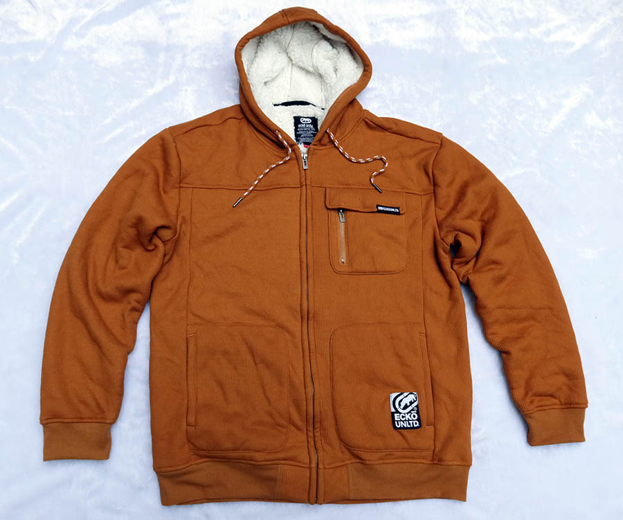 Ecko Unltd.Sherpa Hoodie /L/XL (48/50) เสื้อกันหนาวมีฮูด 2 ลายสวยใหม่แท้
