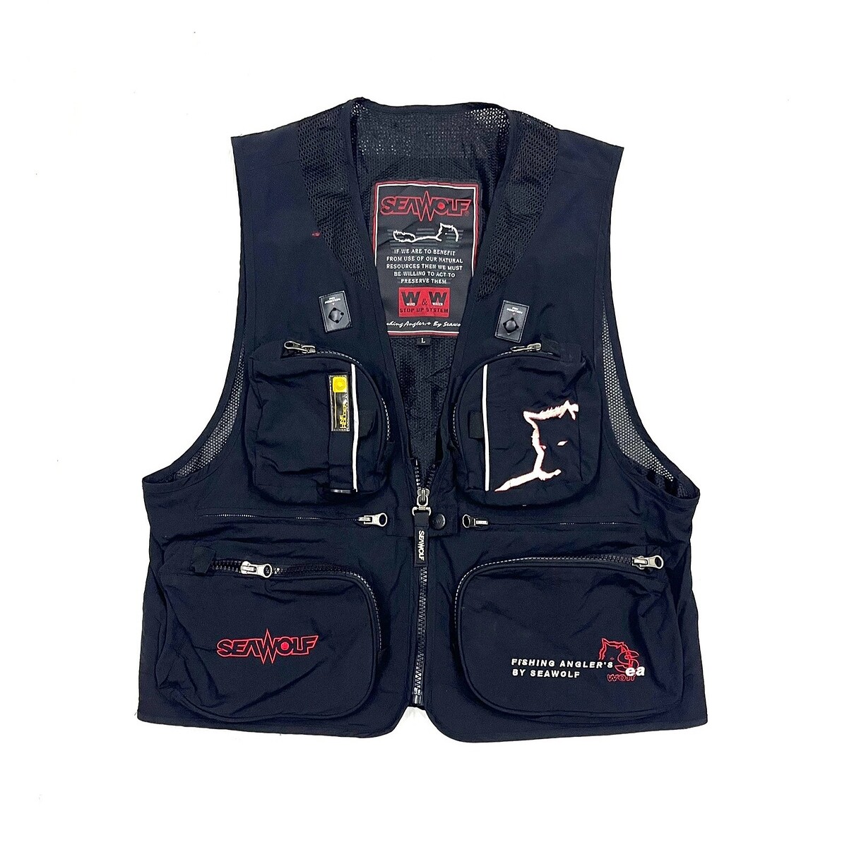 ~ € ~  เสื้อกั๊กตกปลา SEAWOLF  250.-       