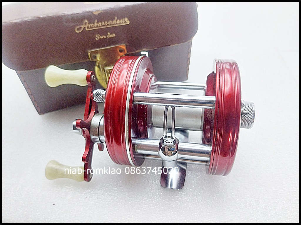 [N]--> Abu 5000แดง BigA ปี1972 กล่องหนัง
