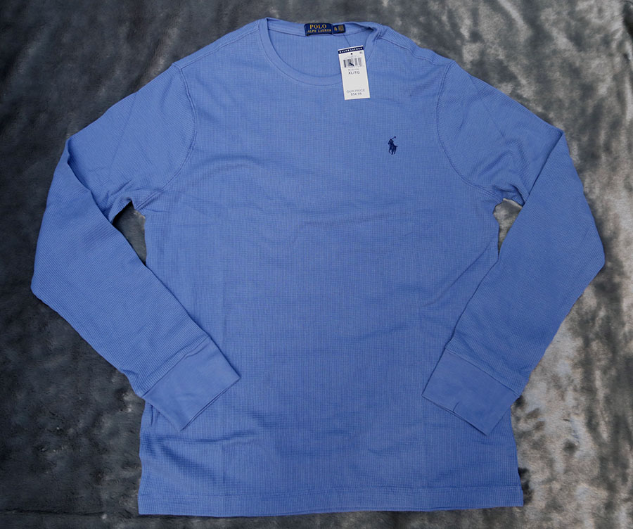 Polo Ralph Lauren /42/44 เสื้อโปโลแขนยาวสีสวยใหม่แท้ ราคารวมส่ง flash/kerry
