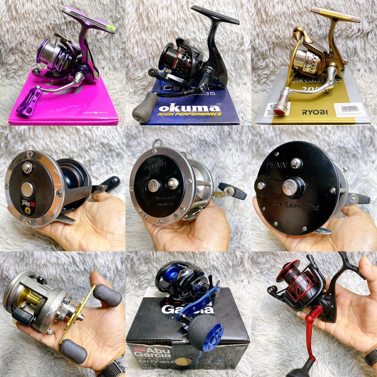 Daiwa Garuda LT 2000-XH
-รอกสภาพยังสวย ตัวบอดี้มีรอยขีดข่วนตามการใช้งานบ้าง 
-รอกระบบปกติ หมุนลื่น