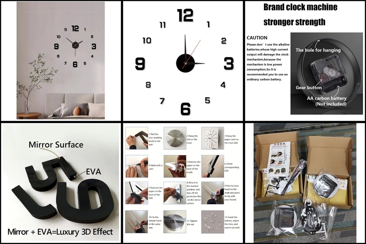
รายการที่ 6 ชุด DIY นาฬิกา  จ่ายเพียง 99.- บาท      รับเลย  2 ชุด 


รายละเอียดสินค้า
- ตัวเลข
