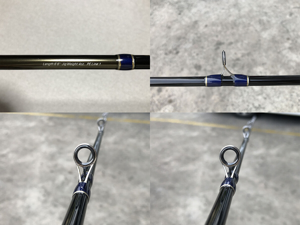 Golden Mean SABEL DANCE SDC-66UL-II คัน 1 ท่อนยาว 6'6" Jig Wt: 4oz (115g) , Line: PE1 คันสวยมีริ้วรอ