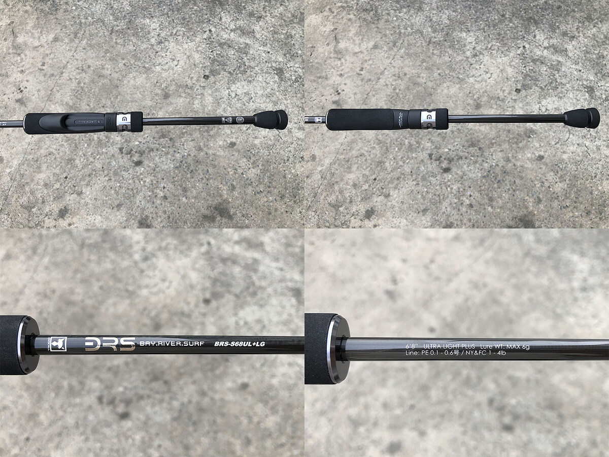 Jackall BRS-S68UL+LG คัน 2 ท่อนยาว 6'8" Lure Wt: Max 6g , Line: PE0.1-0.6 , เวท 1-4lb คันสวยใหม่มากๆ