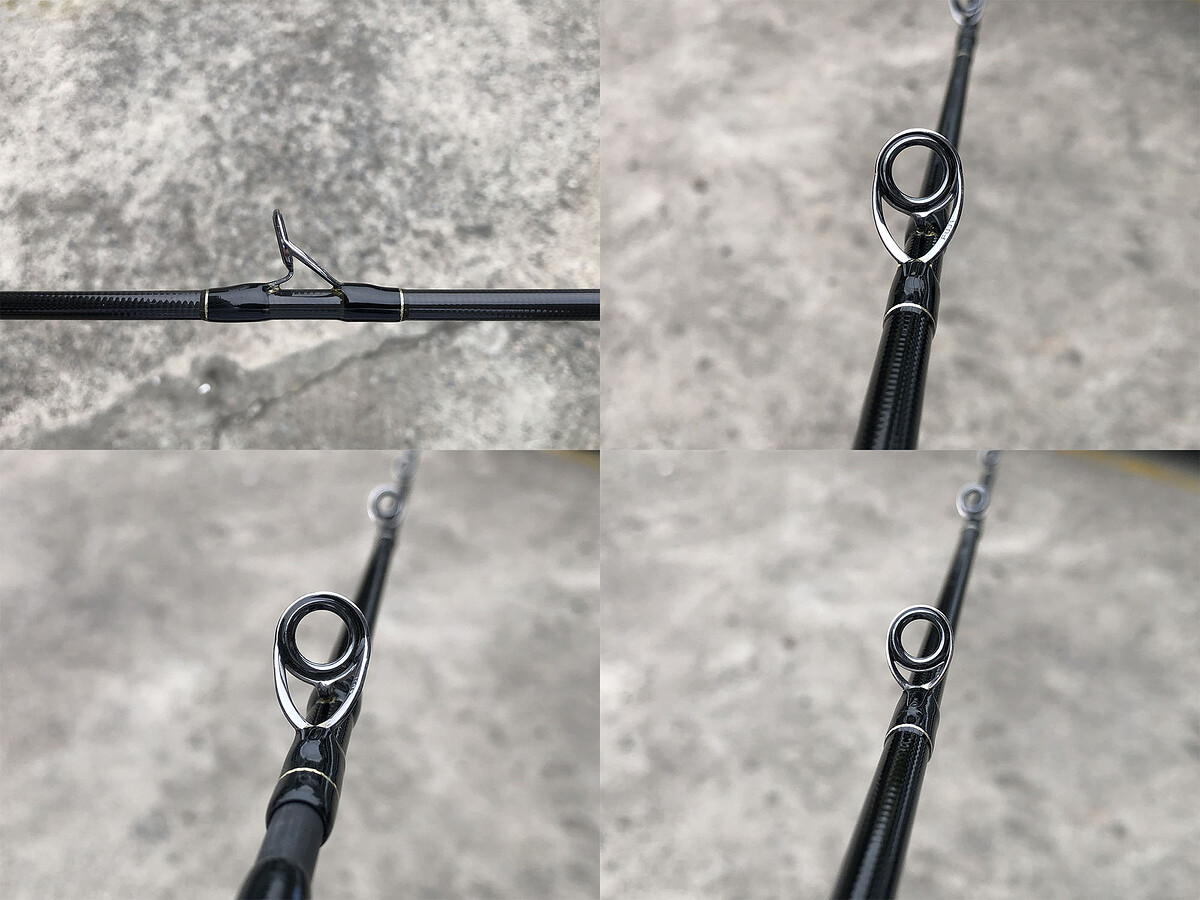 Yamaga Battle Whip 69L-B คันตกหมึก คัน 2 ท่อนยาว 6'9" WT Max: ~80g , Line: PE0.4-1.0 คันสวยด้ามคันมี