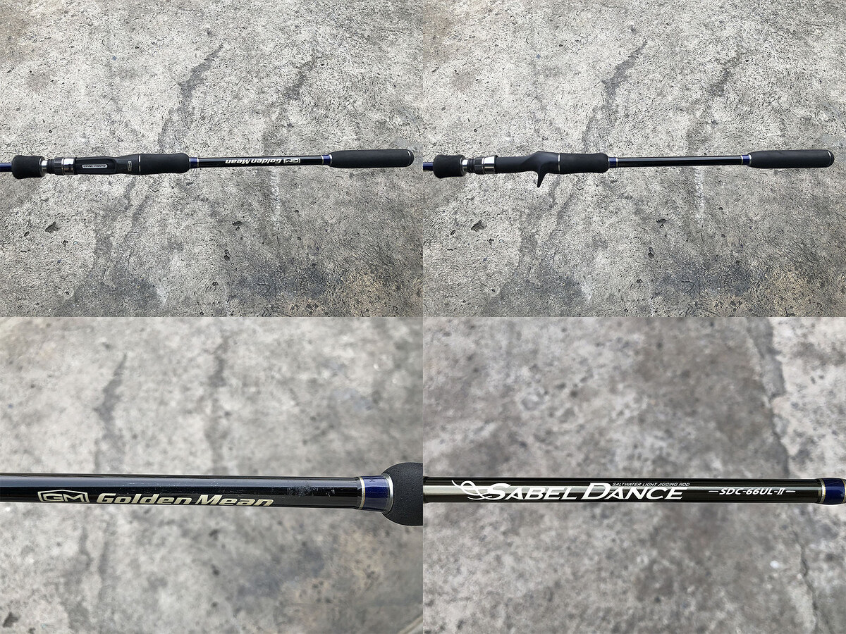 13. Golden Mean SABEL DANCE SDC-66UL-II คัน 1 ท่อนยาว 6'6" Jig Wt: 4oz (115g) , Line: PE1 คันสวยมีริ