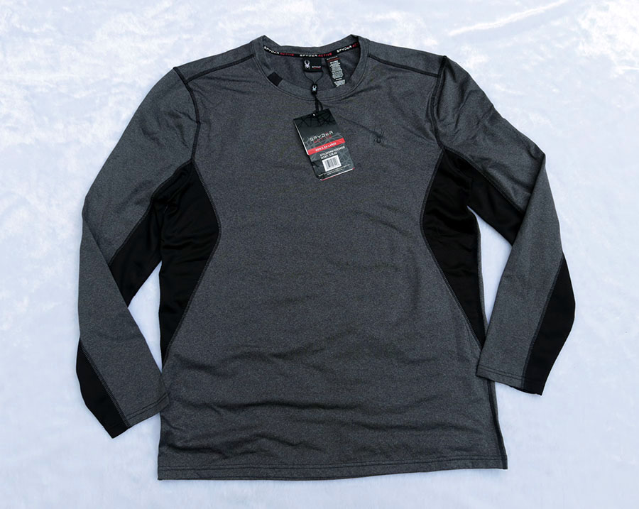 SPYDER ACTIVE /42/44 เสื้อยืดแขนยาวผ้าแห้งเร็ว 2 สีสวยใหม่ ราคารวมส่ง flash