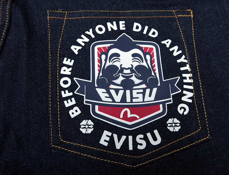 EVISU DENIM Jeans /w.32/34/36 กางเกงยีนส์ขายาวสวยใหม่แท้หลุดโรงงาน ราคารวมส่ง