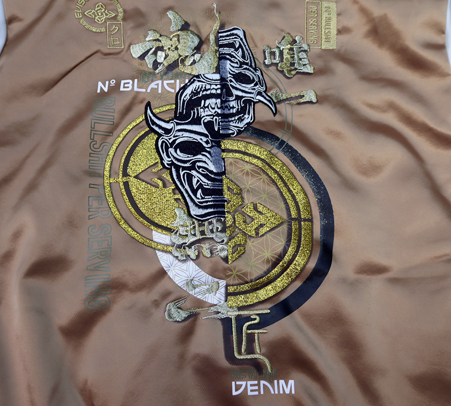 EVISU KURO Jkt / L/48 เสื้อคลุมกันลมกันหนาวแขนยาวสีสวยใหม่แท้ รวมส่ง Flash