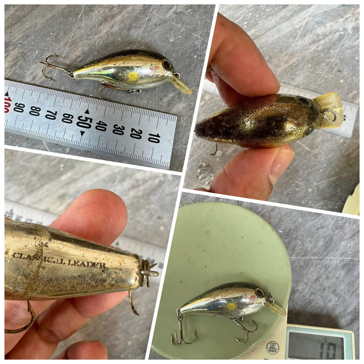 เหยื่อปลอมญี่ปุ่นแท้ Classical Leader
รุ่น: ไม่ระบุ (แนว Crankbait)
ความยาวประมาณ 6.5 ซม.
น้ำหนัก