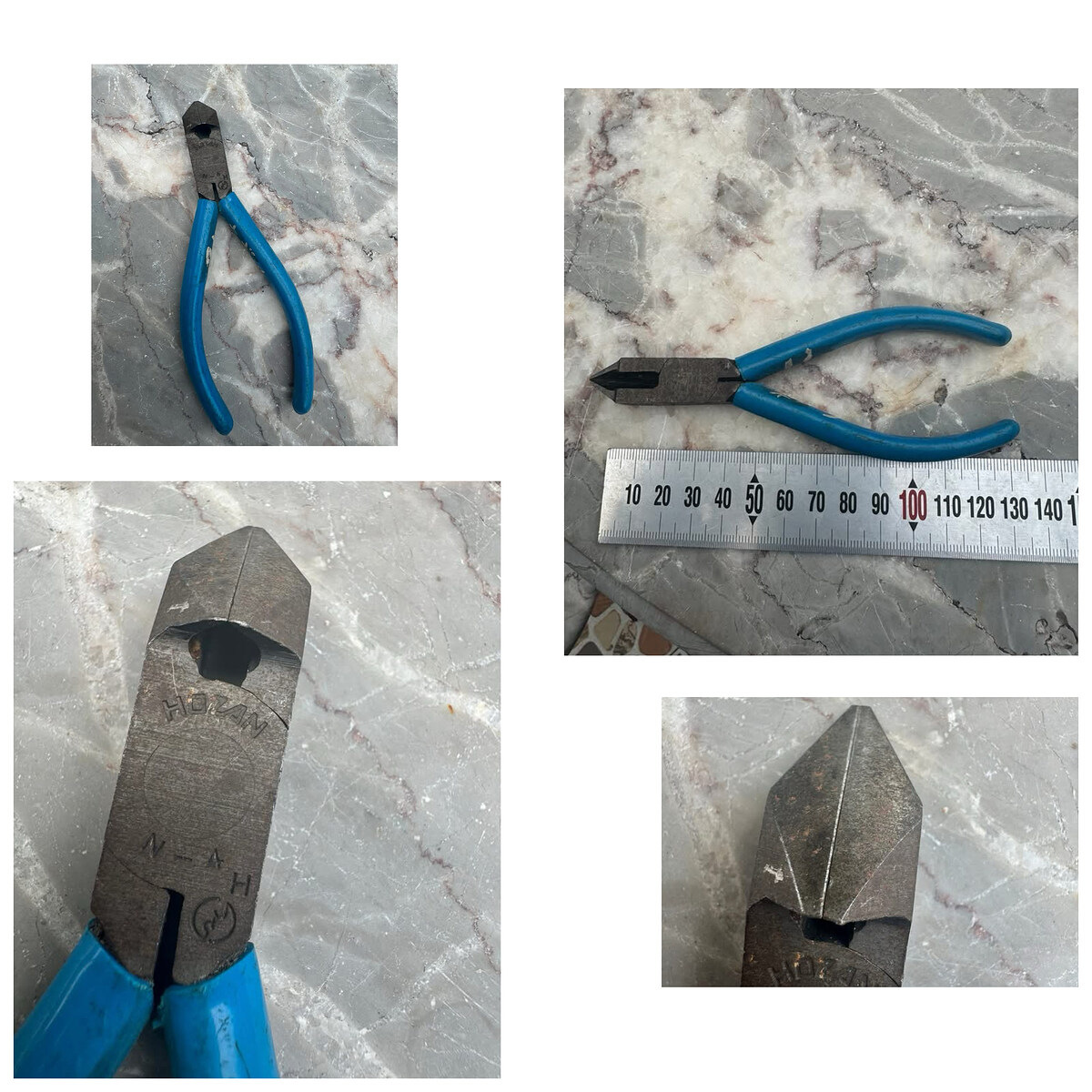 คีมตัดข้าง (Diagonal Cutting Pliers) หรือที่บางคนเรียกว่า “คีมตัดลวด”
ยี่ห้อ HOZAN รุ่น N-4 ผลิตใน 