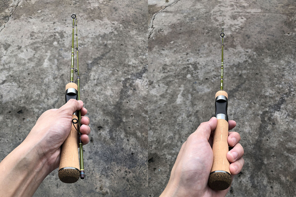 2. Jackson Trout Signal TRSS-48L คัน 2 ท่อนยาว 4'8" Lure Max: 8g , Line Max: 6lb คันสวยใหม่มากๆ ริ้ว