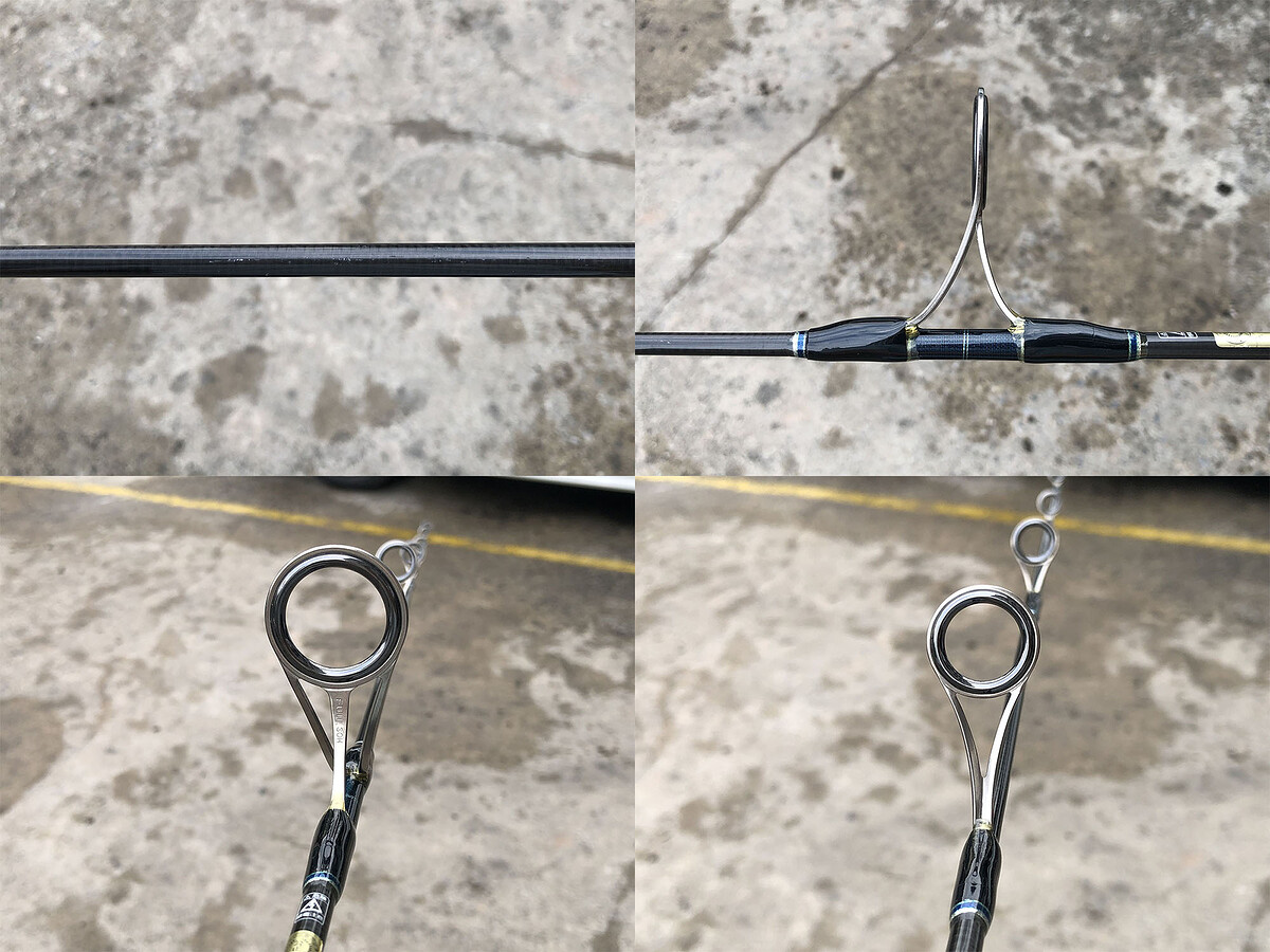 Daiwa Saltiga 57S-2/3 คัน 1 ท่อนยาว 5'7" Jig Wt: 30-120g , Line Max: PE3 คันสวยริ้วรอยผิวบางๆ บางเล็