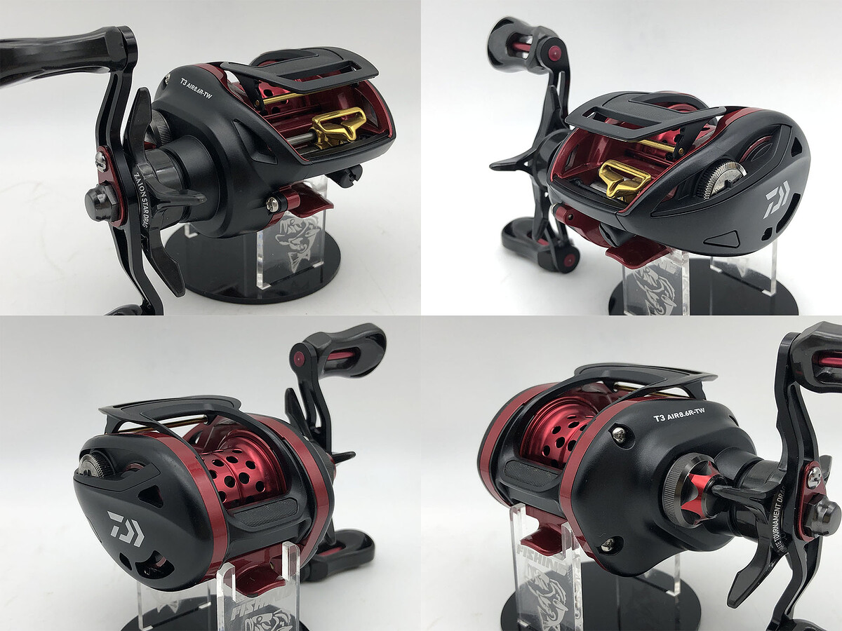 Daiwa T3 AIR 8.6R-TW รอกสวยสปูนสวยไร้ริ้วรอย รอกสวยหมุนลื่นใช้งานปกติทุกระบบครับ พร้อมกล่องคู่มือทั้