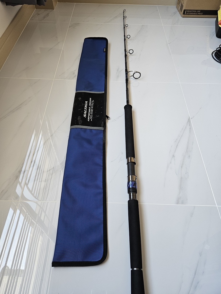 Daiwa Saltiga AP J58XXHS , PE4-8 คันสปิน สภาพ94% ซองครบ